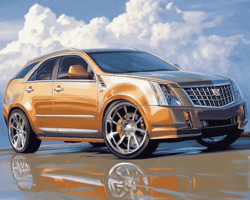 Aesthetic Cadillac SRX Automotive Diamond Painting