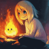 Aesthetic Calcifer Anime Diamond Painting