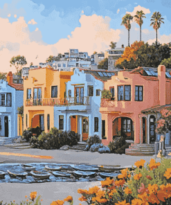 Aesthetic Capitola Architecture Diamond Painting