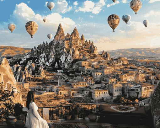 Aesthetic Cappadocia Landscape Diamond Painting