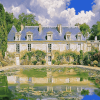 Aesthetic Chateau Bizy Giverny Diamond Painting