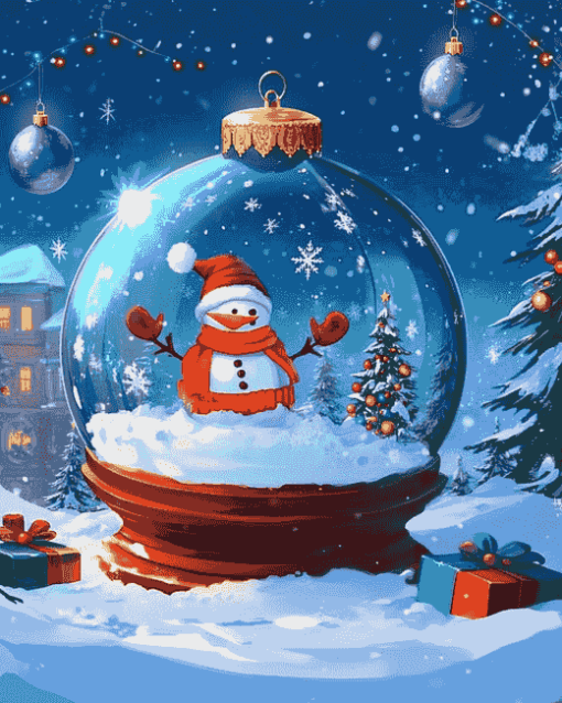 Aesthetic Christmas Animation Diamond Painting