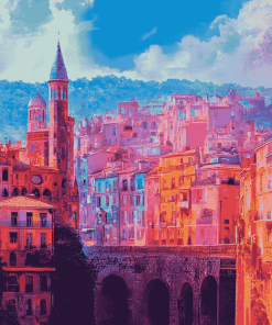 Aesthetic Cityscape Diamond Painting