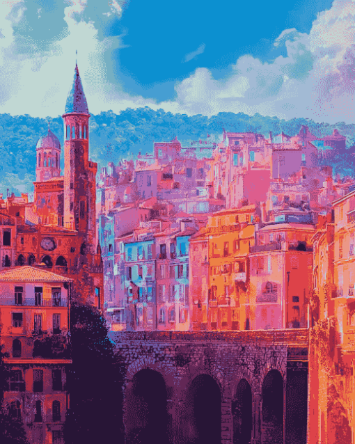 Aesthetic Cityscape Diamond Painting