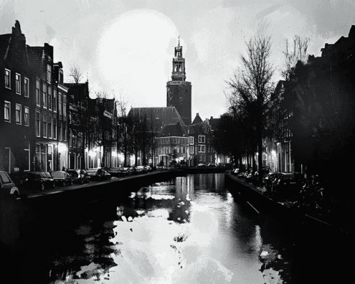 Aesthetic Cityscapes Utrecht Diamond Painting