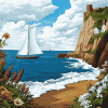 Aesthetic Cliffs of Dover Diamond Painting