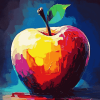 Aesthetic Colorful Apples Diamond Painting