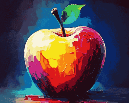 Aesthetic Colorful Apples Diamond Painting