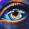 Aesthetic Colorful Eye Diamond Painting