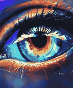 Aesthetic Colorful Eye Diamond Painting