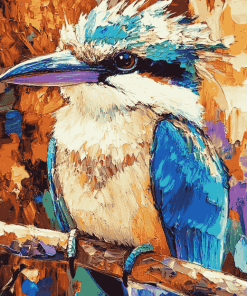 Aesthetic Colorful Kookaburra Diamond Painting