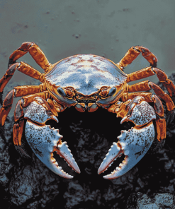 Aesthetic Crab Marine Life Diamond Painting