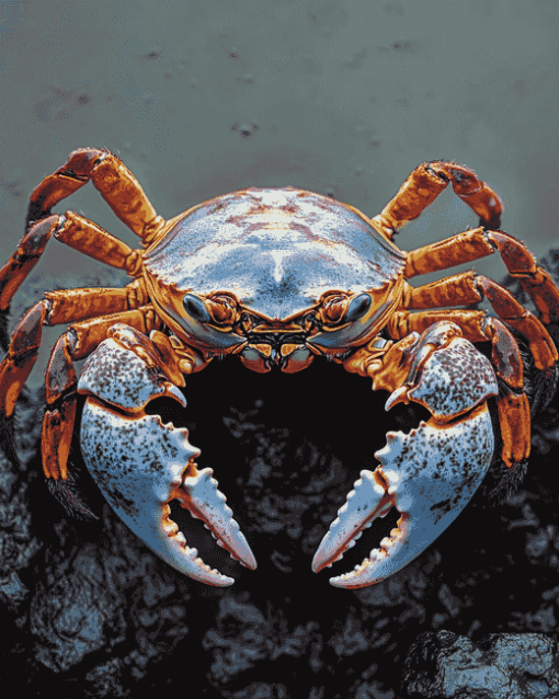 Aesthetic Crab Marine Life Diamond Painting