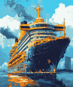 Aesthetic Cruise Ship Diamond Painting