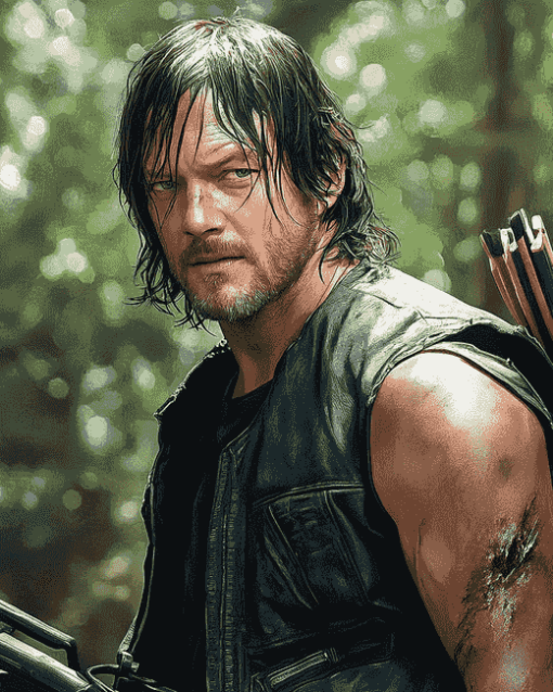 Aesthetic Daryl Dixon Diamond Painting