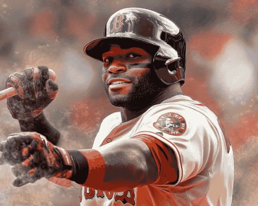 Aesthetic David Ortiz Baseball Diamond Painting