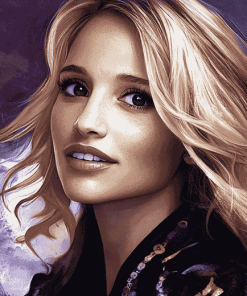 Aesthetic Dianna Agron Celebrity Diamond Painting