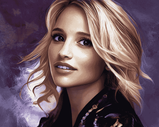 Aesthetic Dianna Agron Celebrity Diamond Painting