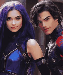 Aesthetic Disney Descendants Diamond Painting