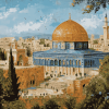 Aesthetic Dome Of The Rock Diamond Painting