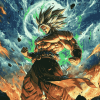 Aesthetic Dragon Ball Broly Diamond Painting