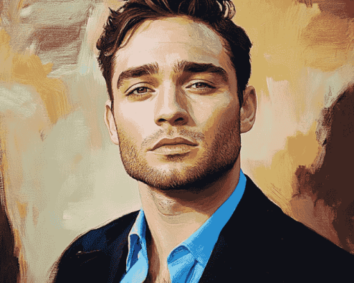 Aesthetic Ed Westwick Celebrity Diamond Painting