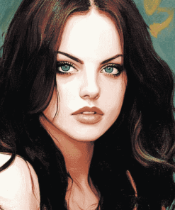 Aesthetic Elizabeth Gillies Diamond Painting