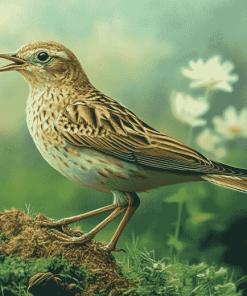 Aesthetic Eurasian Skylark Diamond Painting