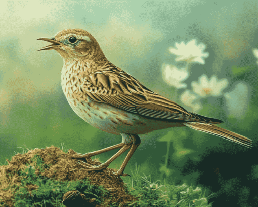 Aesthetic Eurasian Skylark Diamond Painting