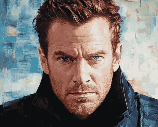 Aesthetic Ewan Mcgregor Celebrity Diamond Painting