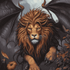 Aesthetic Fantasy Manticore Diamond Painting