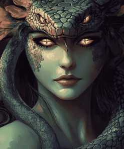 Aesthetic Fantasy Snake Diamond Painting