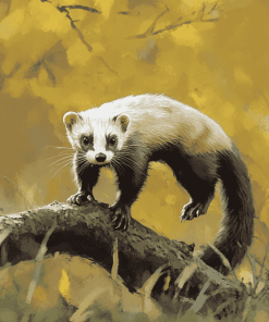 Aesthetic Ferret Diamond Painting