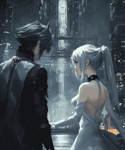 Aesthetic Final Fantasy XV Animation Diamond Painting