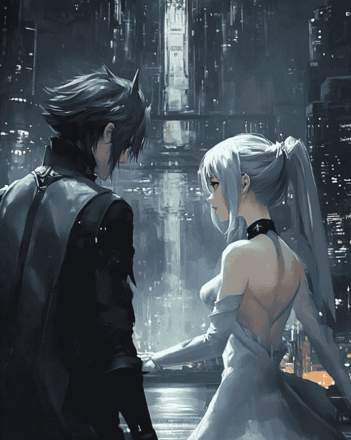 Aesthetic Final Fantasy XV Animation Diamond Painting