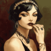 Aesthetic Flapper Girls Diamond Painting