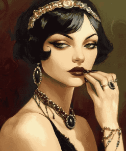 Aesthetic Flapper Girls Diamond Painting