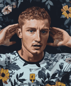 Aesthetic Footballer Dejan Kulusevski Diamond Painting