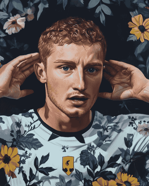 Aesthetic Footballer Dejan Kulusevski Diamond Painting