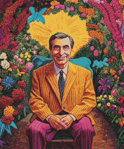 Aesthetic Fred Rogers Diamond Painting