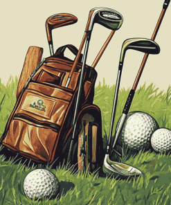 Aesthetic Golf Equipment Diamond Painting