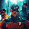 Aesthetic Gotham Knights Animation Diamond Painting