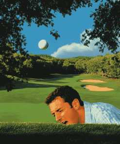 Aesthetic Happy Gilmore Movie Diamond Painting