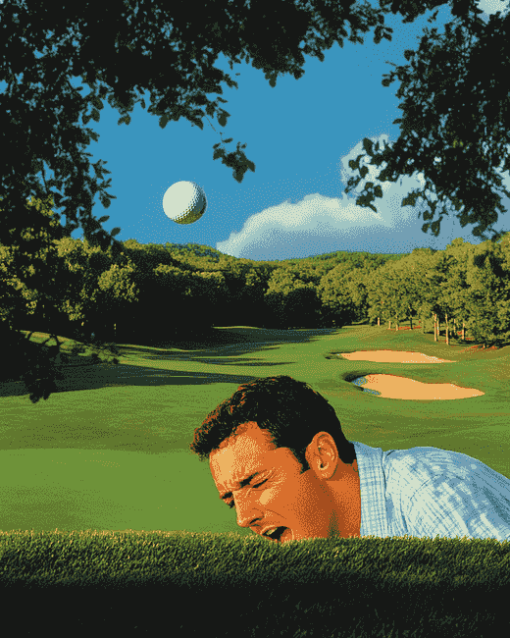 Aesthetic Happy Gilmore Movie Diamond Painting