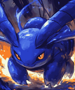 Aesthetic Heracross Pokemon Diamond Painting