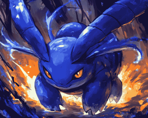 Aesthetic Heracross Pokemon Diamond Painting