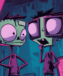 Aesthetic Invader Zim Animation Diamond Painting