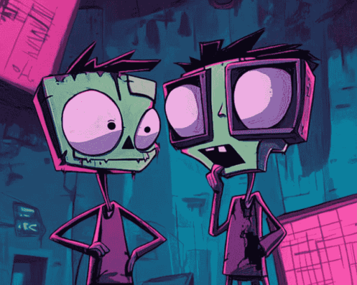 Aesthetic Invader Zim Animation Diamond Painting