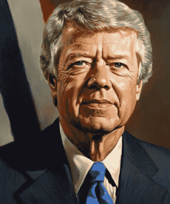 Aesthetic Jimmy Carter Diamond Painting