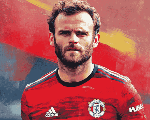 Aesthetic Juan Mata Soccer Star Diamond Painting